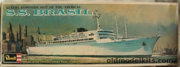 Revell 1/400 SS Brasil (Brazil) - Moore-McCormack's Famous Luxury Ocean Liner, H337 plastic model kit